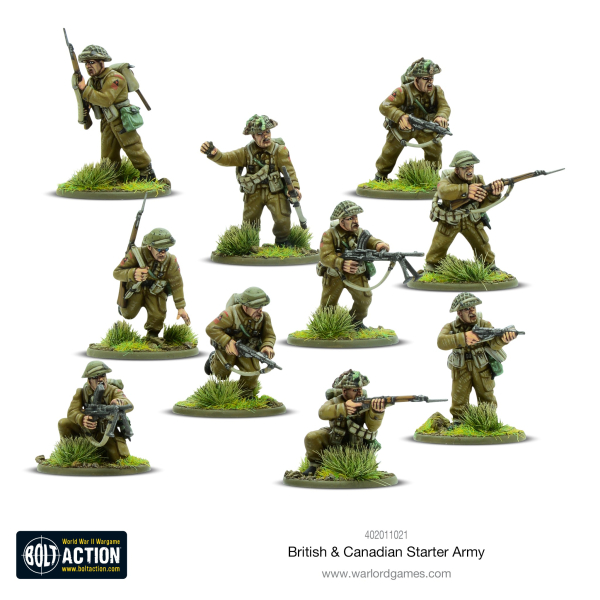 Bolt Action:  British & Canadian Army (1943-45) Starter Army